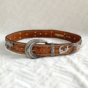 Adoppia Vita Italian leather belt size 70/26